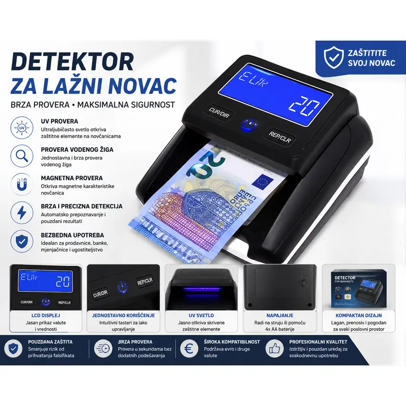 Detektor Laznog Novca 1 Detektor lažnog novca