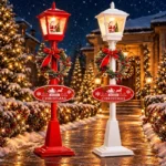 Snežna novogodišnja lampa