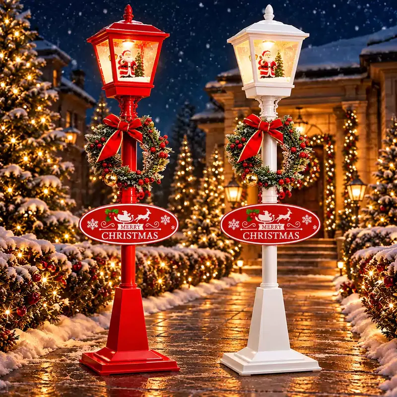 Snezna Novogodisnja Lampa 1 Snežna novogodišnja lampa
